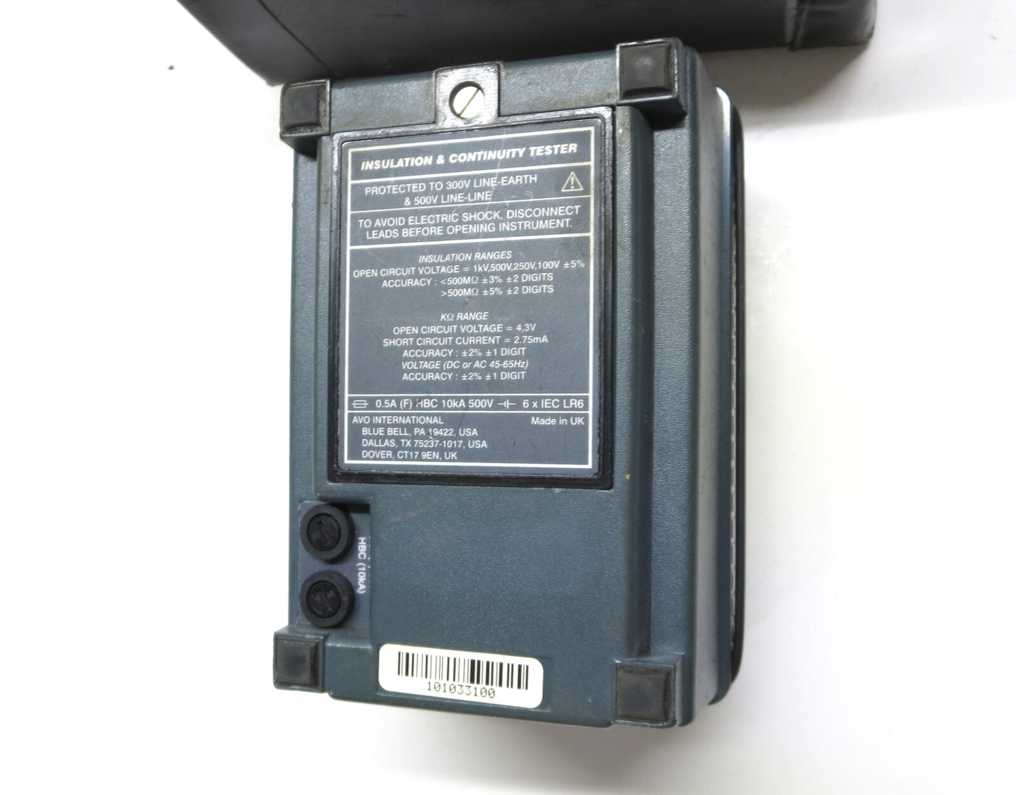 MEGGER 210600 Insulation Continuity Tester - Won't power On