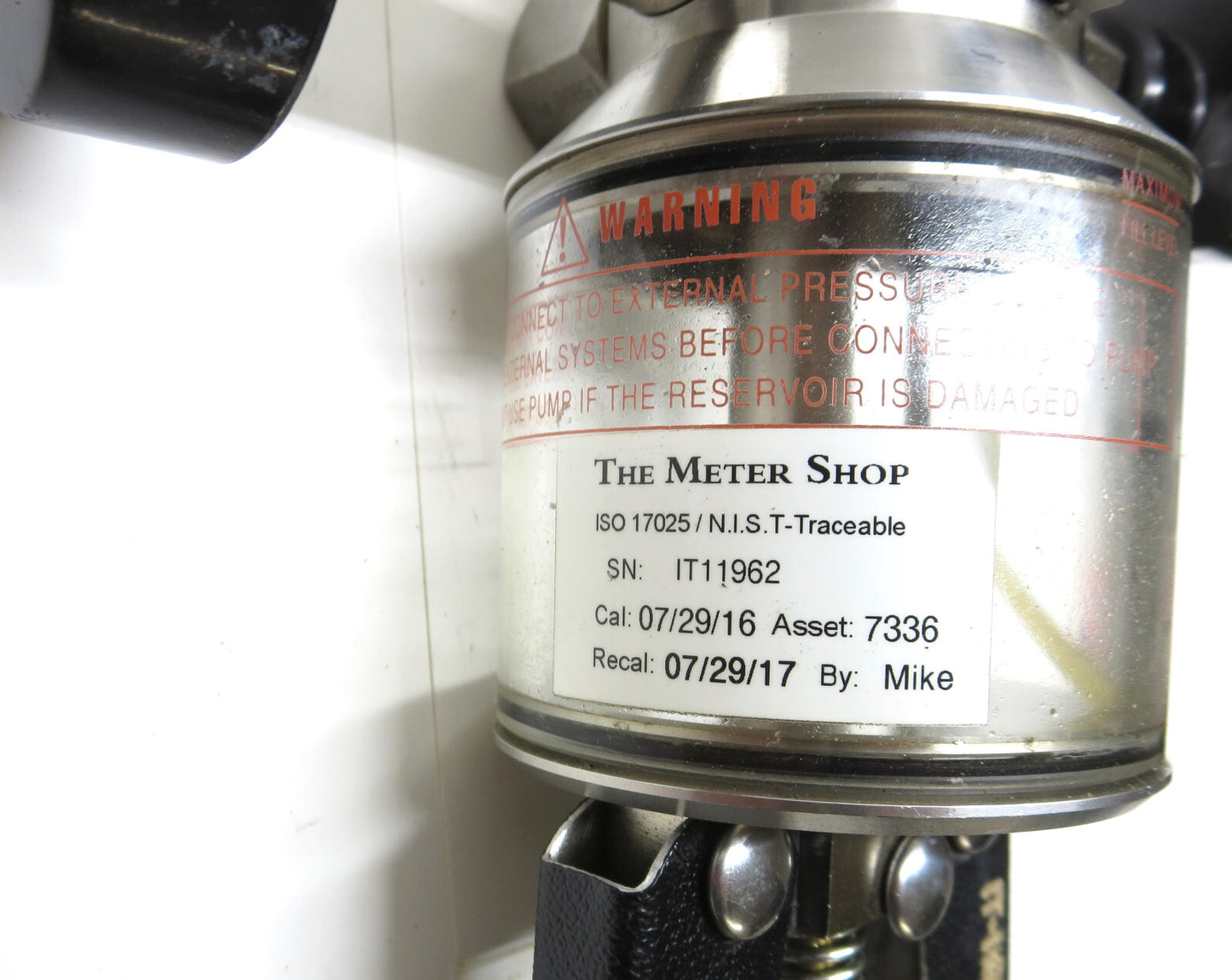 Transmation 23614P Hydraulic Hand Pump  10,000 PSI / Equals PV212