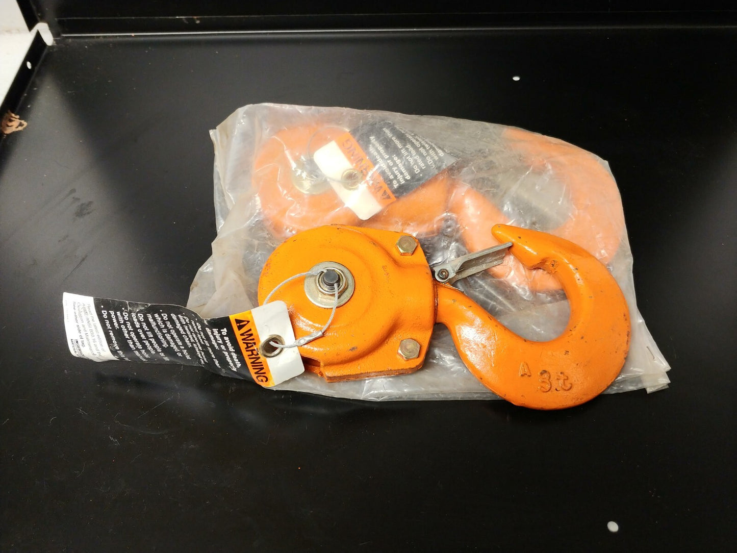 Ingersoll Rand 3 Ton Chain Hoist Bottom Hook Set P/N 2372924 for VL2-030 Premium