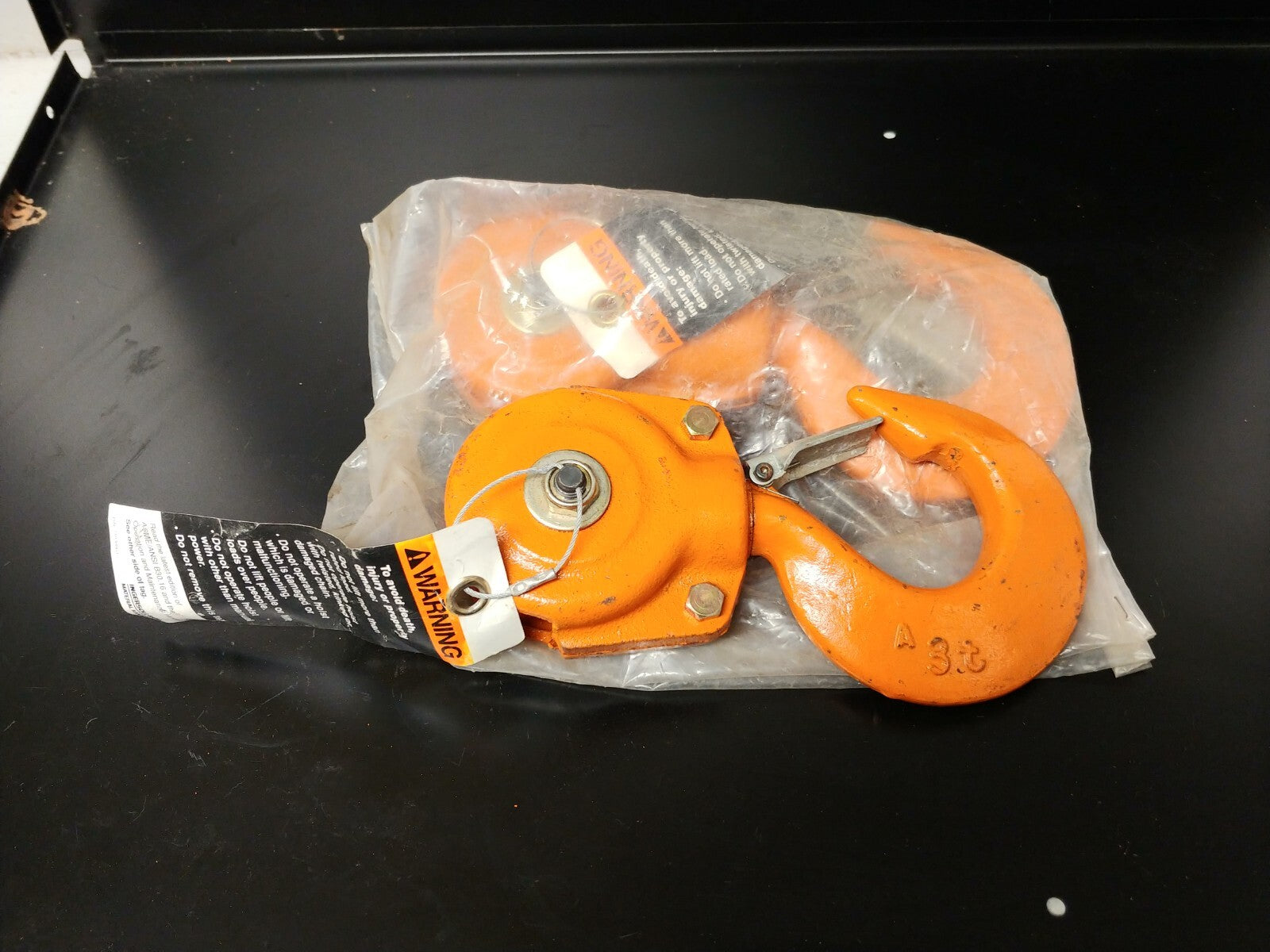 Ingersoll Rand 3 Ton Chain Hoist Bottom Hook Set P/N 2372924 for VL2-030 Premium