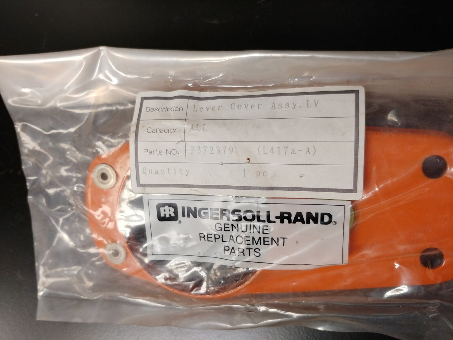 New Ingersoll Rand 3372379 Lever Cover for LV Series Lever Hoist 3/4 to 6 ton