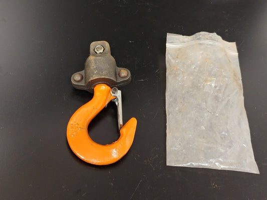 Ingersoll Rand P/N 2372817 Chain Hoist Bottom Hook Assy. 1/2 VL2 w/ Chain H'ware