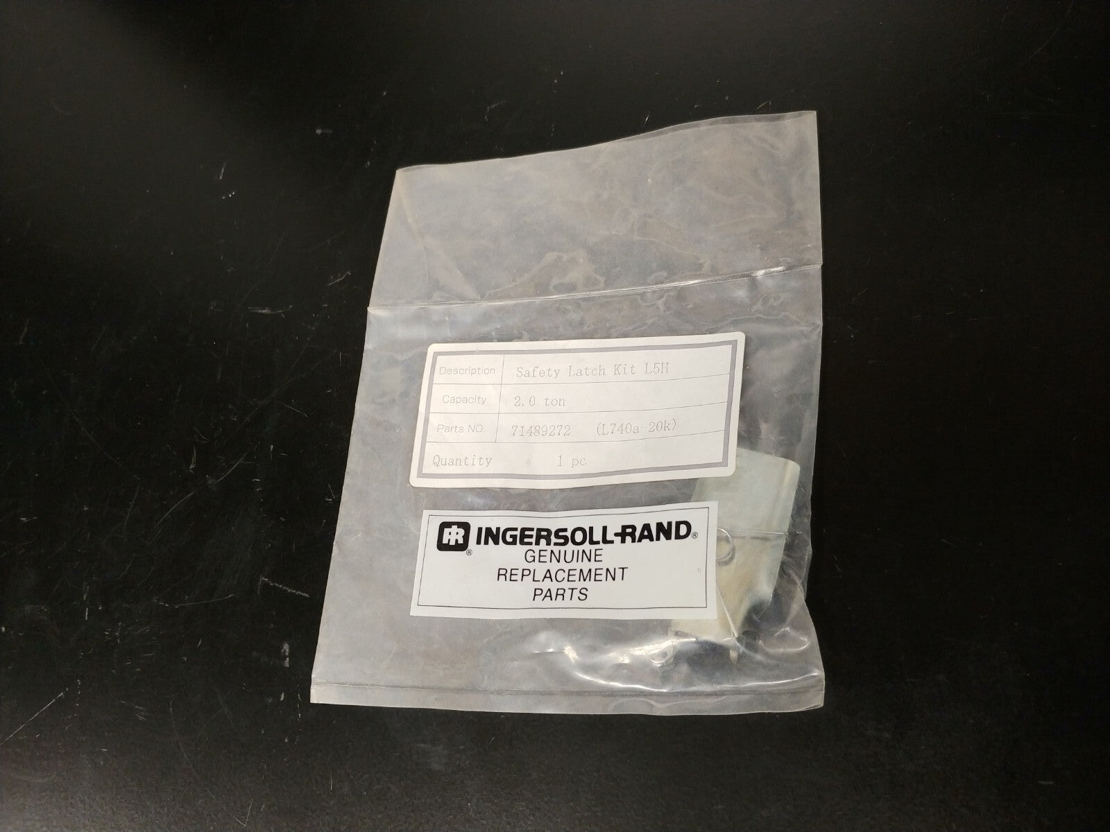 Ingersoll Rand Hook Latch Kit P/N 71489272 2 ton Hoists (L5H Series Hoists)