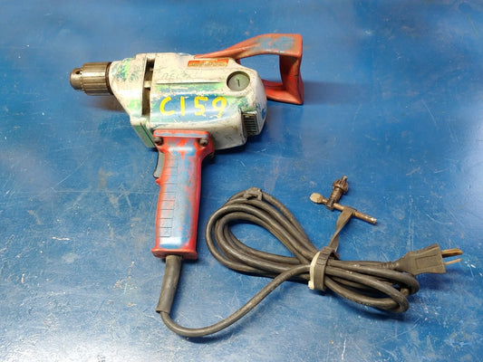 Milwaukee 1/2" Drill 1610-1 w/ Jacobs Chuck + Key 650 RPM F/R Switchable 7.0 Amp