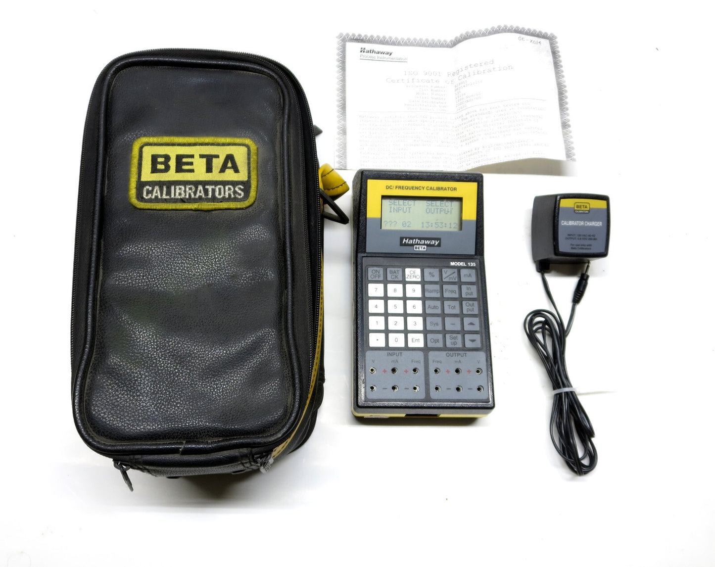 Beta 135 DC Frequency Calibrator w/ Case, Charger, S/N 16114
