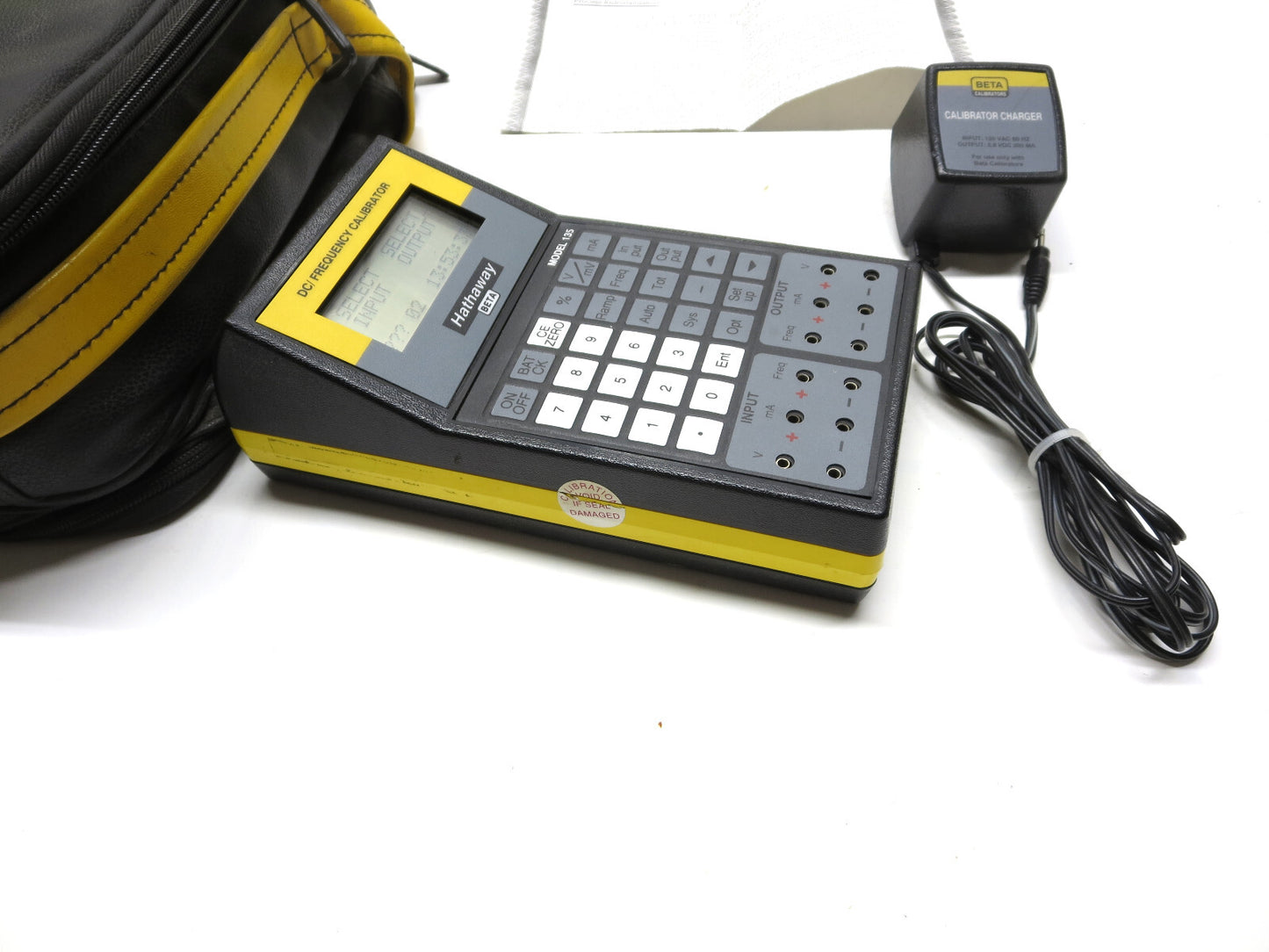 Beta 135 DC Frequency Calibrator w/ Case, Charger, S/N 16114