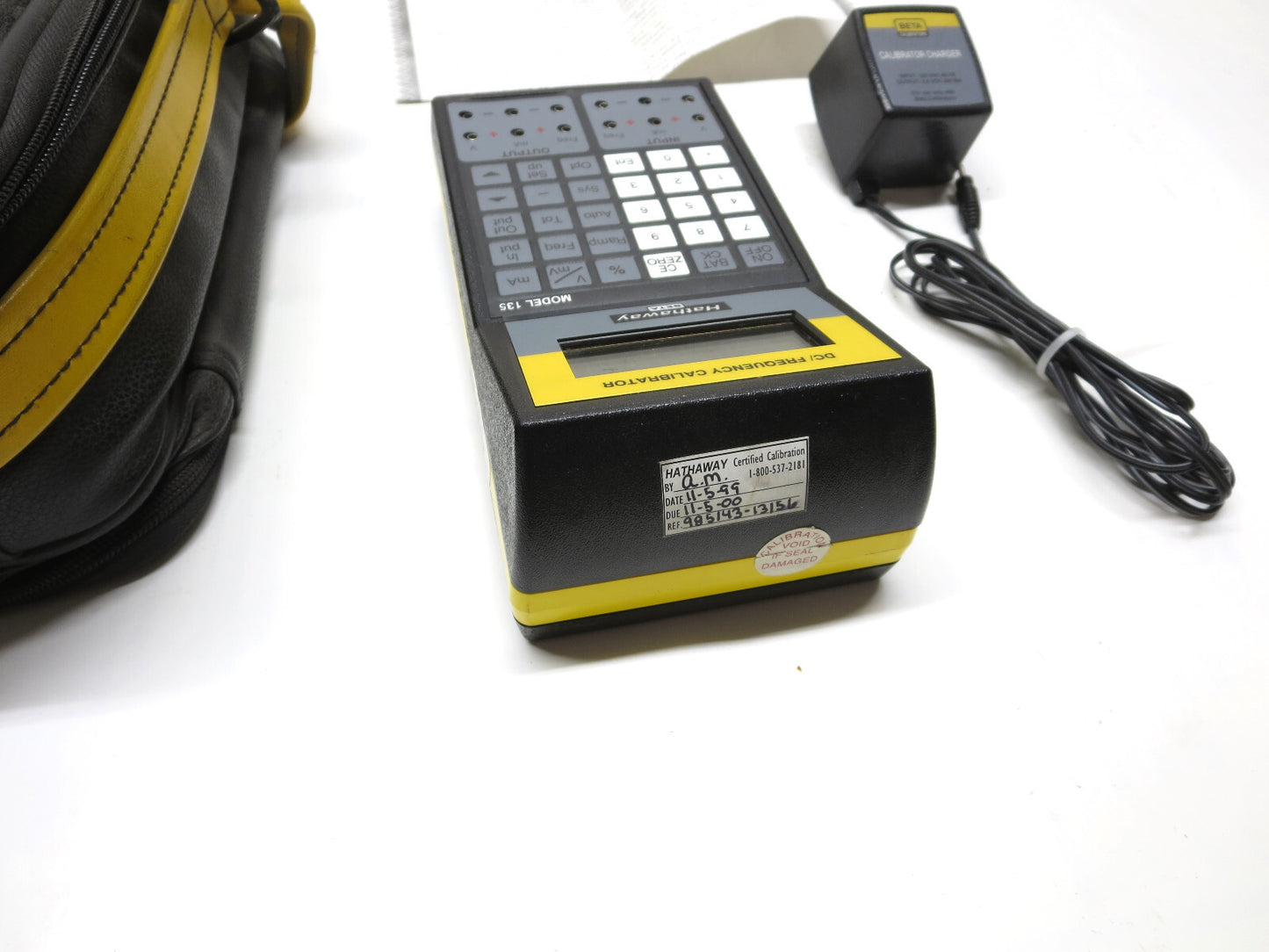 Beta 135 DC Frequency Calibrator w/ Case, Charger, S/N 16114