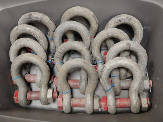 1 ea. Crosby 1-1/2" Bolt Type Anchor Shackle 17 ton G-2130 USA 1019631