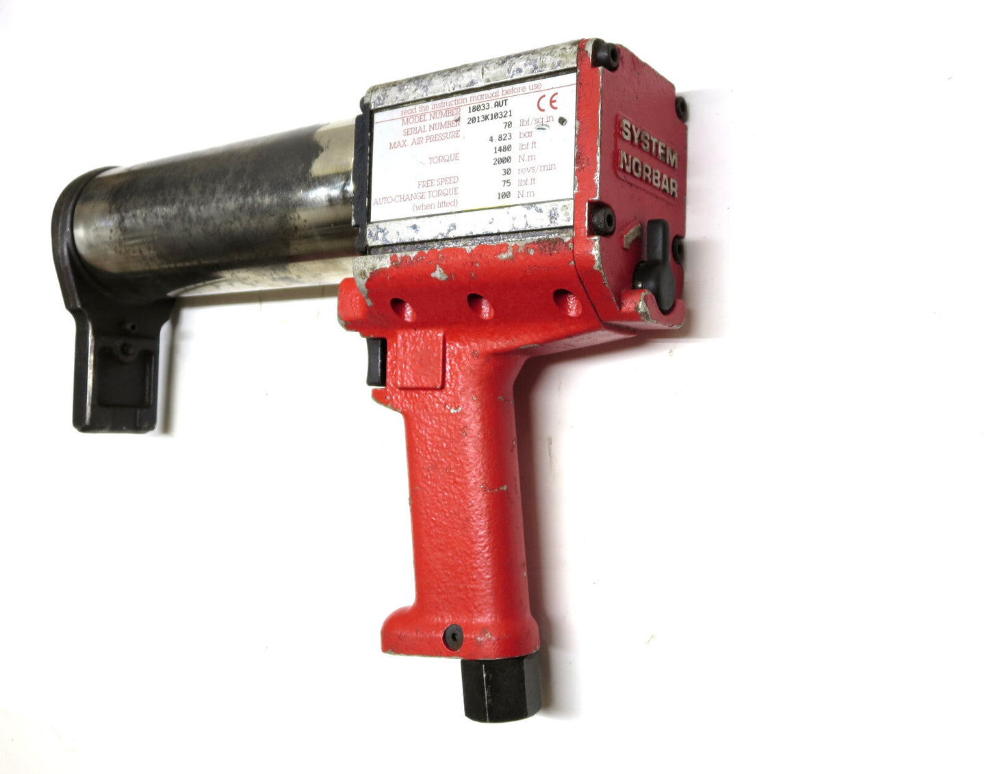 PneuTorque PT 72/2000 Auto 2 speed P/N 18033.AUT 1 in. Drive 1,480 FT LBS Norbar