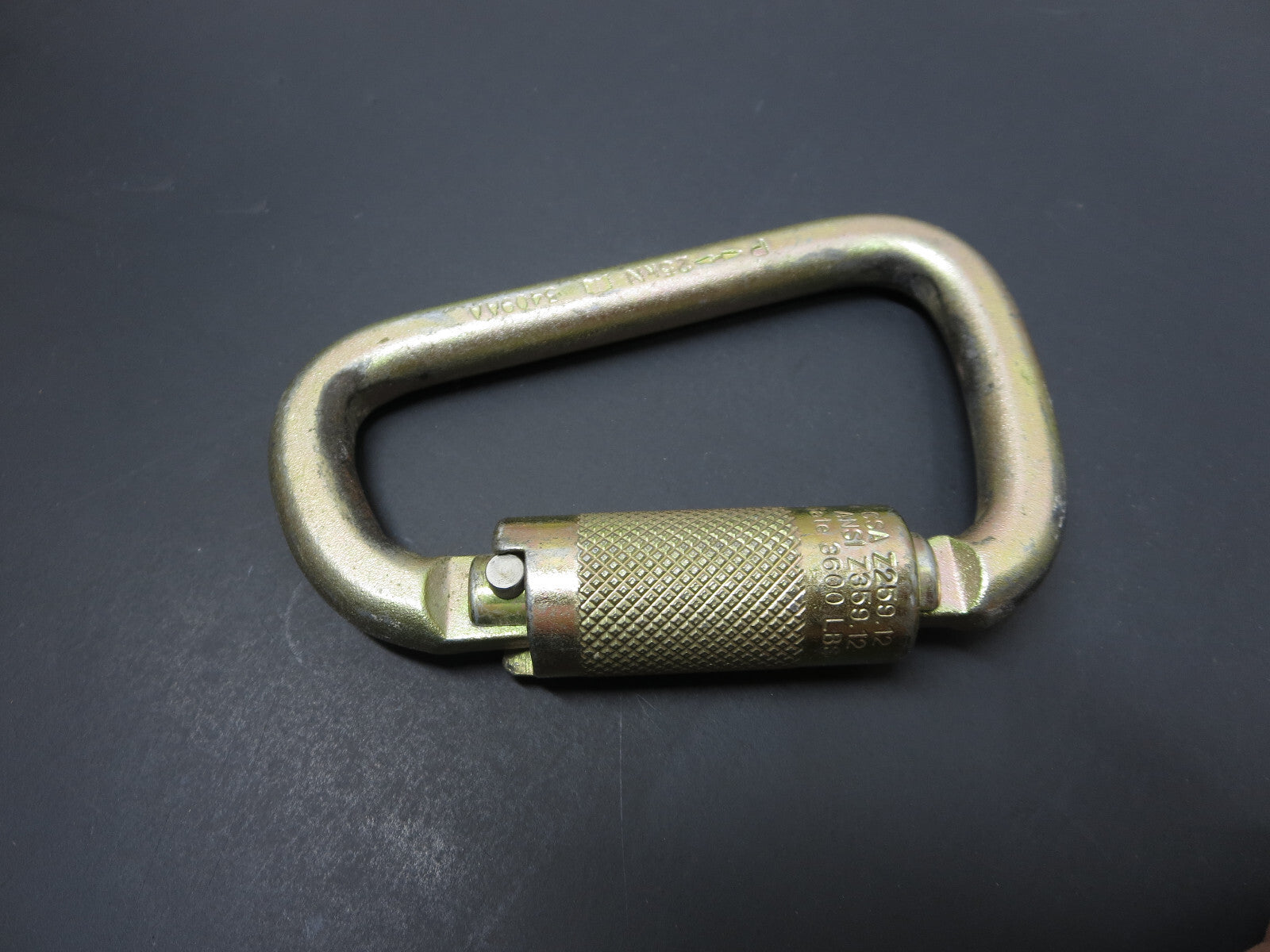 FallTech 8445 SRL Steel Carabiner Self Locking Twist 7/8 Opening 3,600 lb Gate