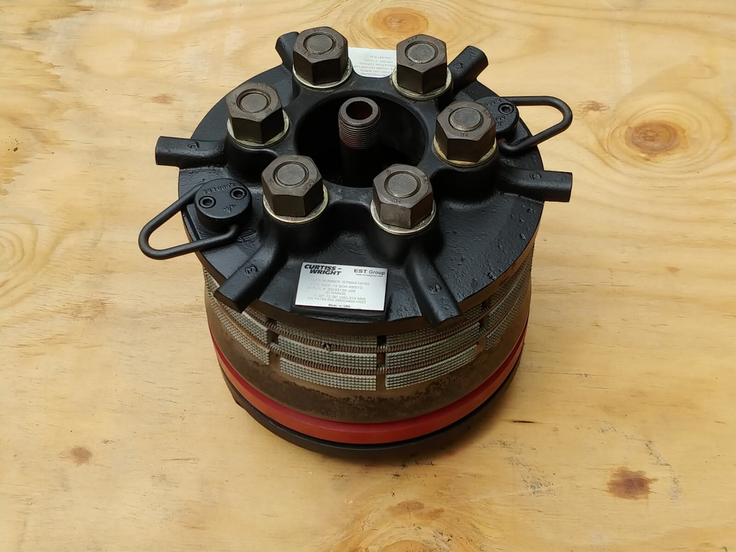 Curtiss-Wright GripTight Max GTMAX12P40 Pipe Test Plug 11.92" - 12.38" SCH 40