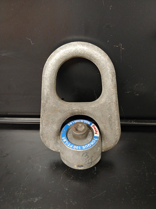 Crosby 3/4" Cold Tuff 6608130 HR-1000CT Swivel Hoist Ring 5,400 lbs WLL 