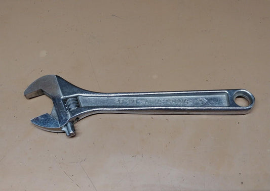 Armstrong 10" Adjustable Wrench 10 in. Model 28-410 Made In USA