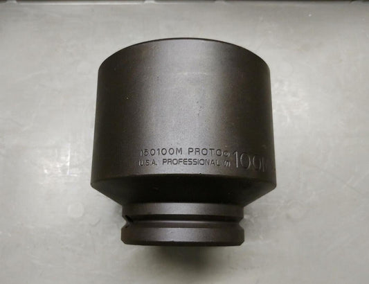 Proto 100mm Impact Socket 1-1/2 in. Drive 150100M 6-Point New TorquePlus™ USA