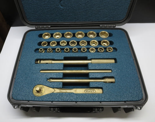 Ampco Safety Tools W-260M Kit 1/2" Drive Metric Socket Set
