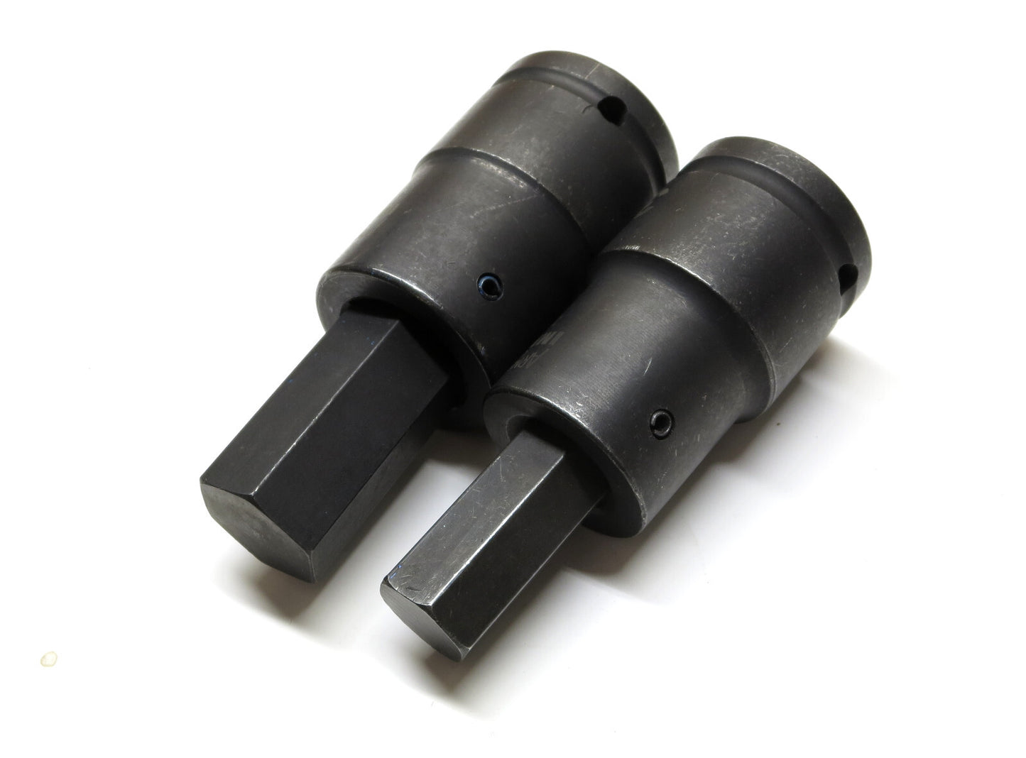 Pair of Armstrong 3/4" and 1" Hex Type Impact Sockets 3/4 Drive Made in USA