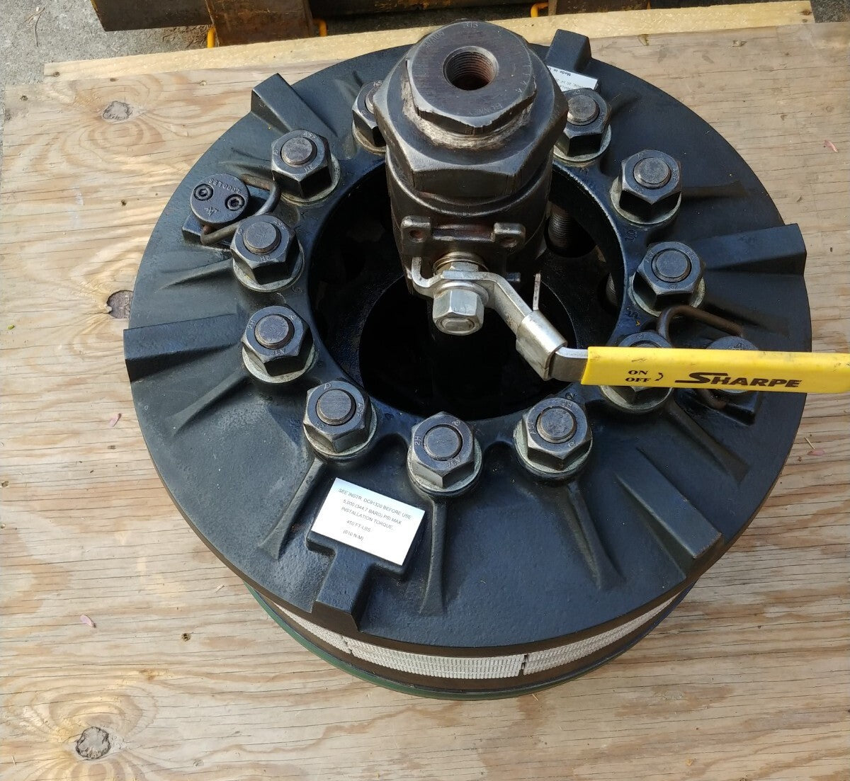 Curtiss-Wright GripTight Elbow GTBLO24P120 Pipe Test Plug 24 in. SCH 120 SP USA