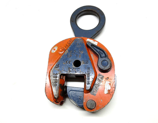 Crosby 2 ton Universal Plate Lifting Clamp IPU10 Size 0" - 1-3/8" p/n 2701677