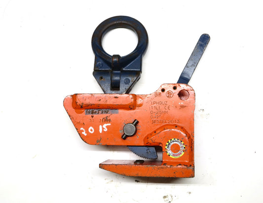 Crosby IPHGUZ 1-1/2 ton Horizontal Lifting Clamp 0 to 1 in. p/n 2705455 IP