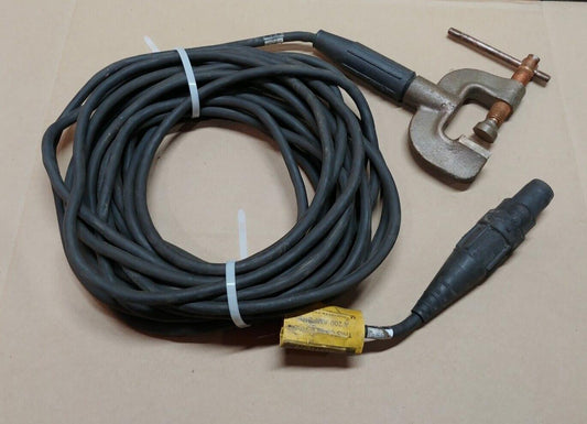 AMI Arc Machines 50 FT Cable, Ground C-Clamp 200A For M227 P/N 13B270805-01