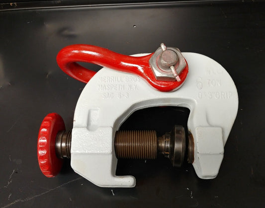 Merrill Campbell SAC 6-Ton Screw Plate Clamp 0 To 3 in. Made In USA