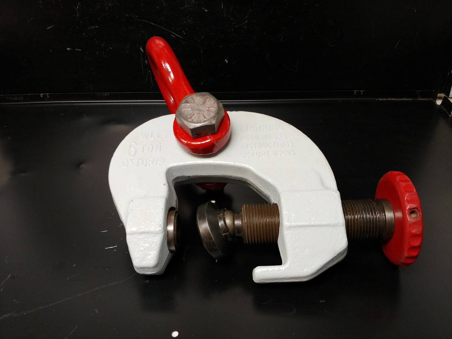 Merrill Campbell SAC 6-Ton Screw Plate Clamp 0 To 3 in. Made In USA