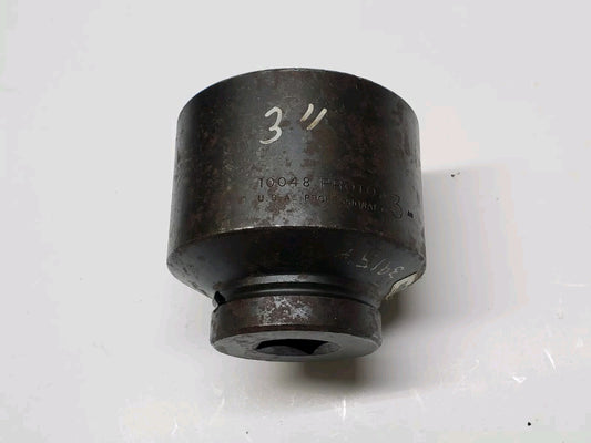 Proto J10048 3 in. Impact Socket Standard Depth 1 in. Drive 6 PT USA 10048
