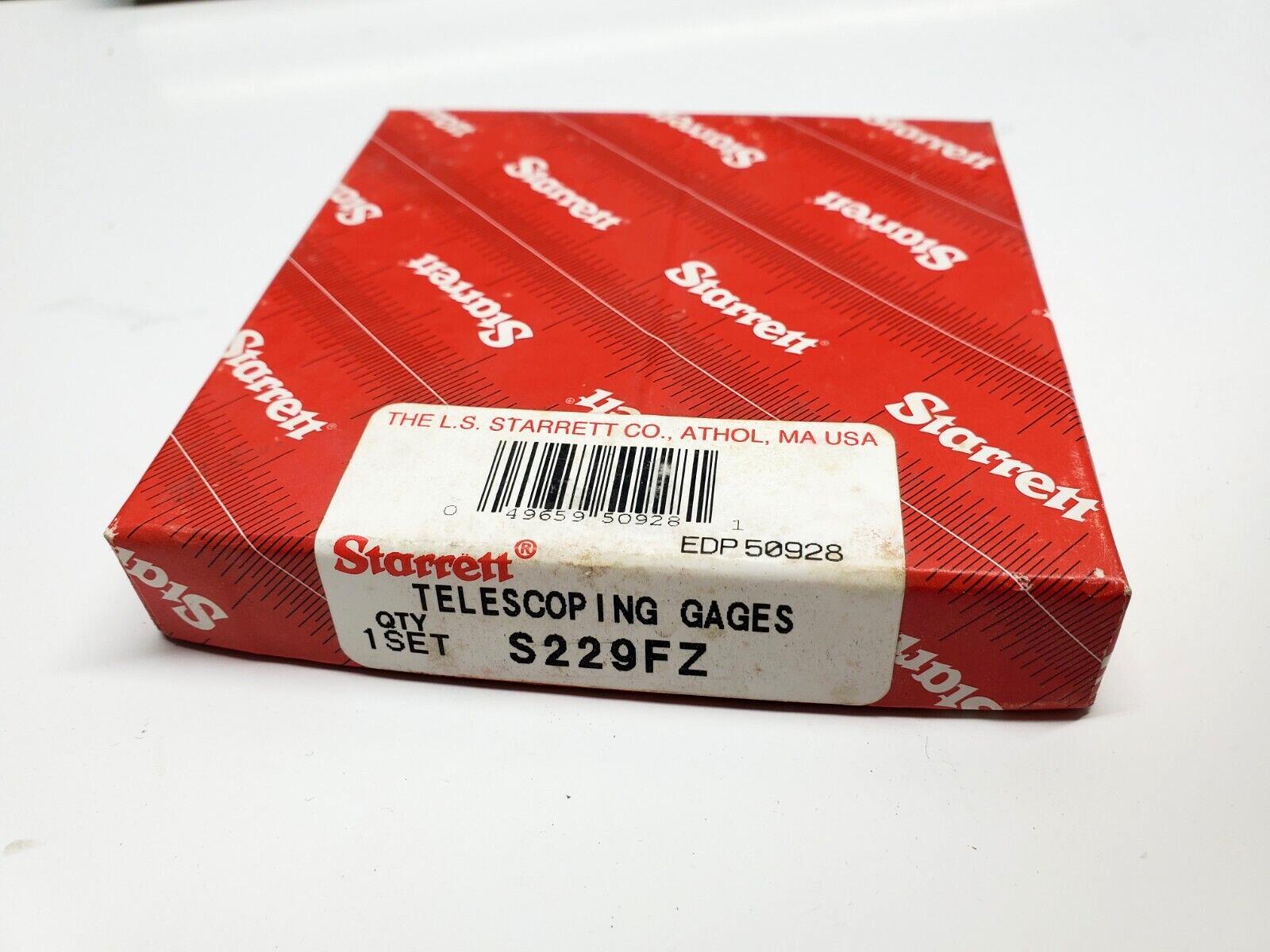 Starrett S229FZ Telescoping Gage Set New Surplus