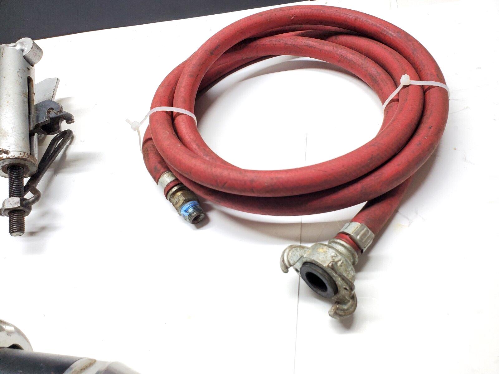 Widder 10267 Pneumatic Hacksaw w/ Widder 20257 Large Pipe Clamp & Air Hose