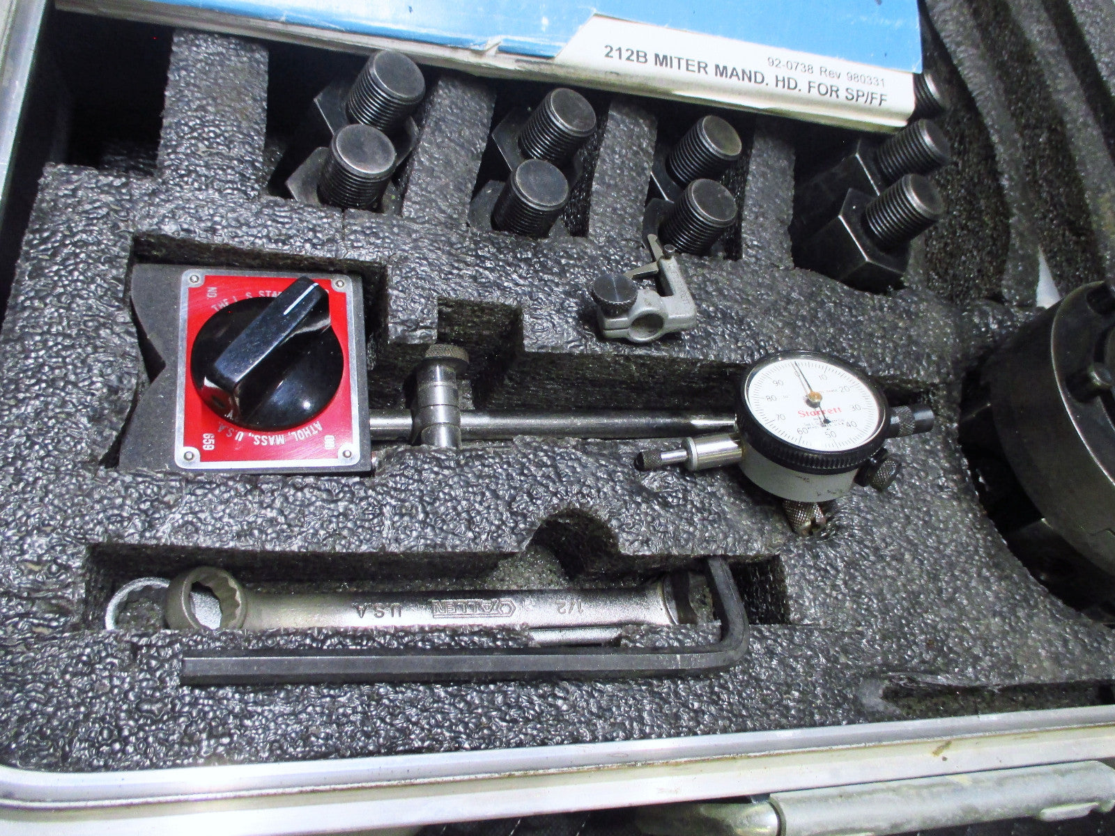 Tri Tool 212B-MM Miter Mandrel Bevelmaster SP Flange Facer 4" - 12" Pipe Size – 9