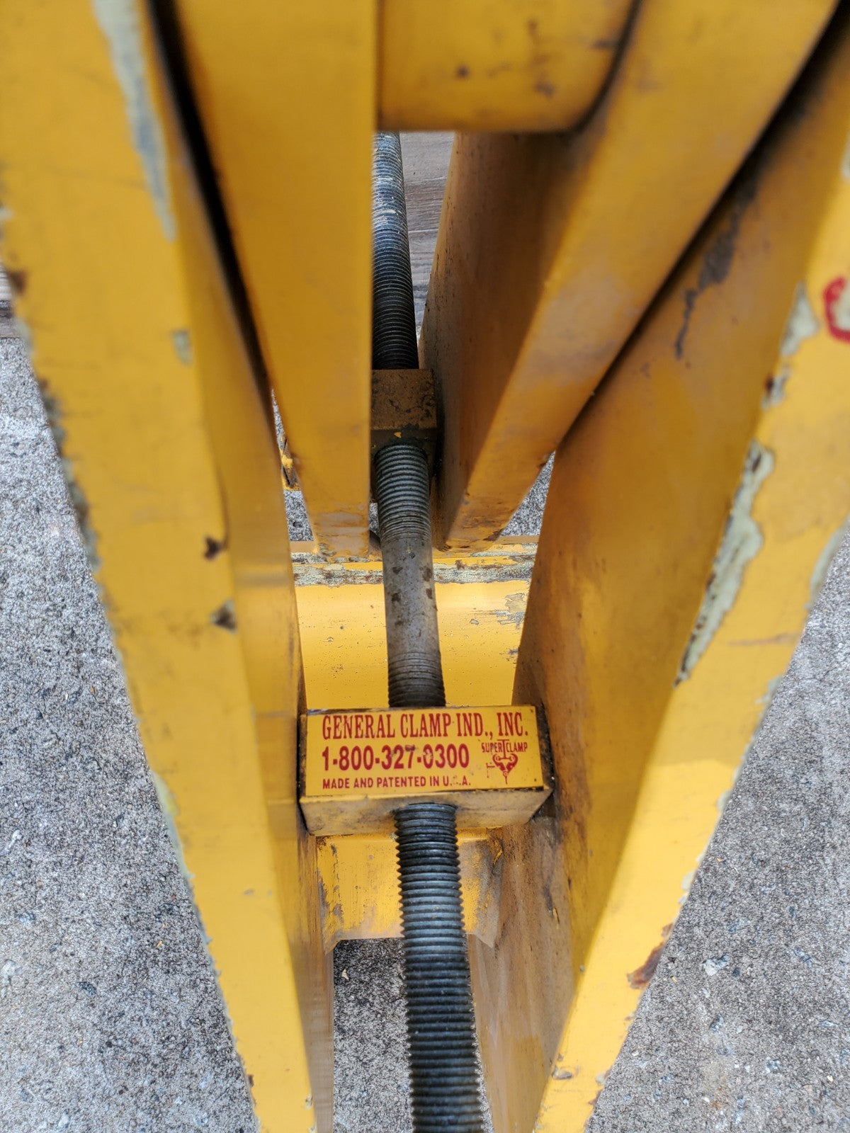 SuperClamp S14 Beam Clamp w Shackle WLL 33,600 LBS S-14 Made in USA