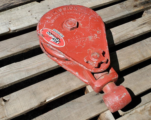 McKissick 25 Ton Snatch Block  10" BB No 421 CHAMPION (Crosby) Made In USA