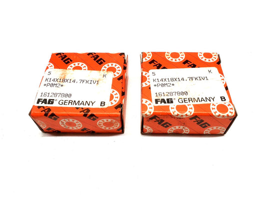 FAG Needle Roller Bearings LOT OF 10 PCS (2 Boxes) K14x18x14 7FKIV1 P0M2 Germany