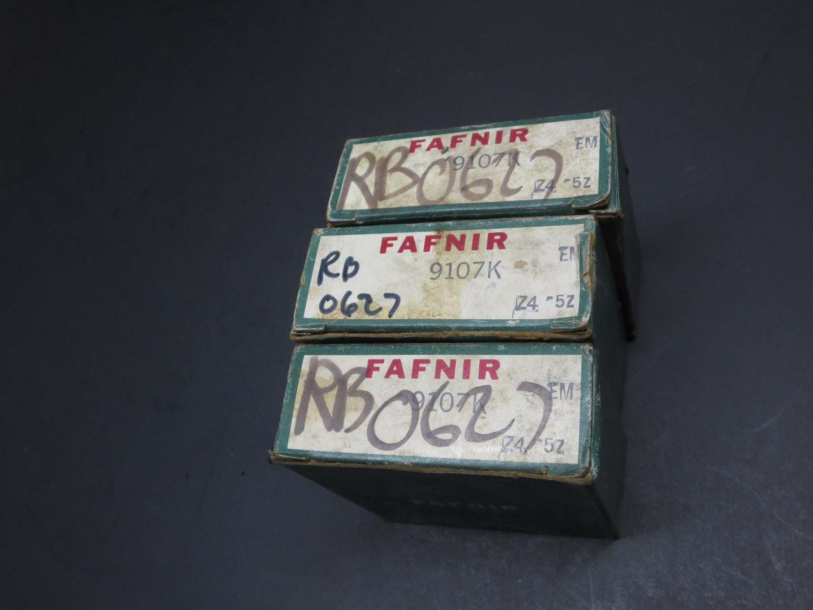 LOT OF 3 New Sealed FAFNIR 9107K Bearings 35x62x14 mm (6007) Made in JAPAN
