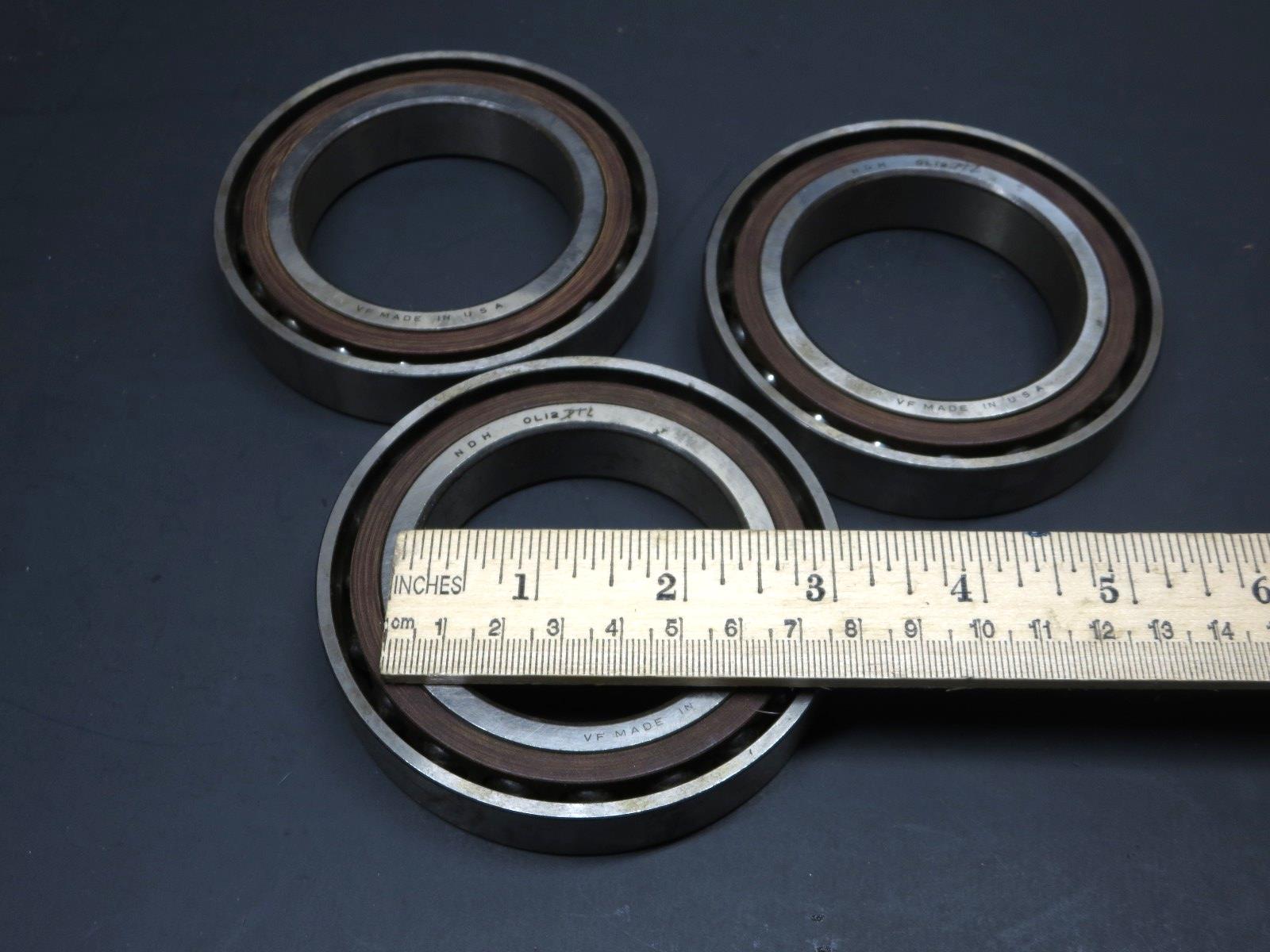 NDH Bearing 0L12-DTL 60x95x18 mm 3 PCS - NOS PAPER MILL USA