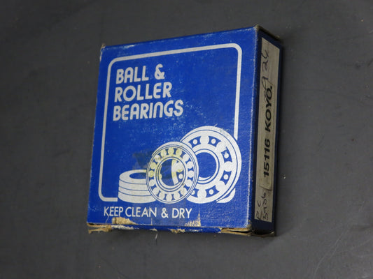 Genuine KOYO 15116 Taper Roller Bearing Cone