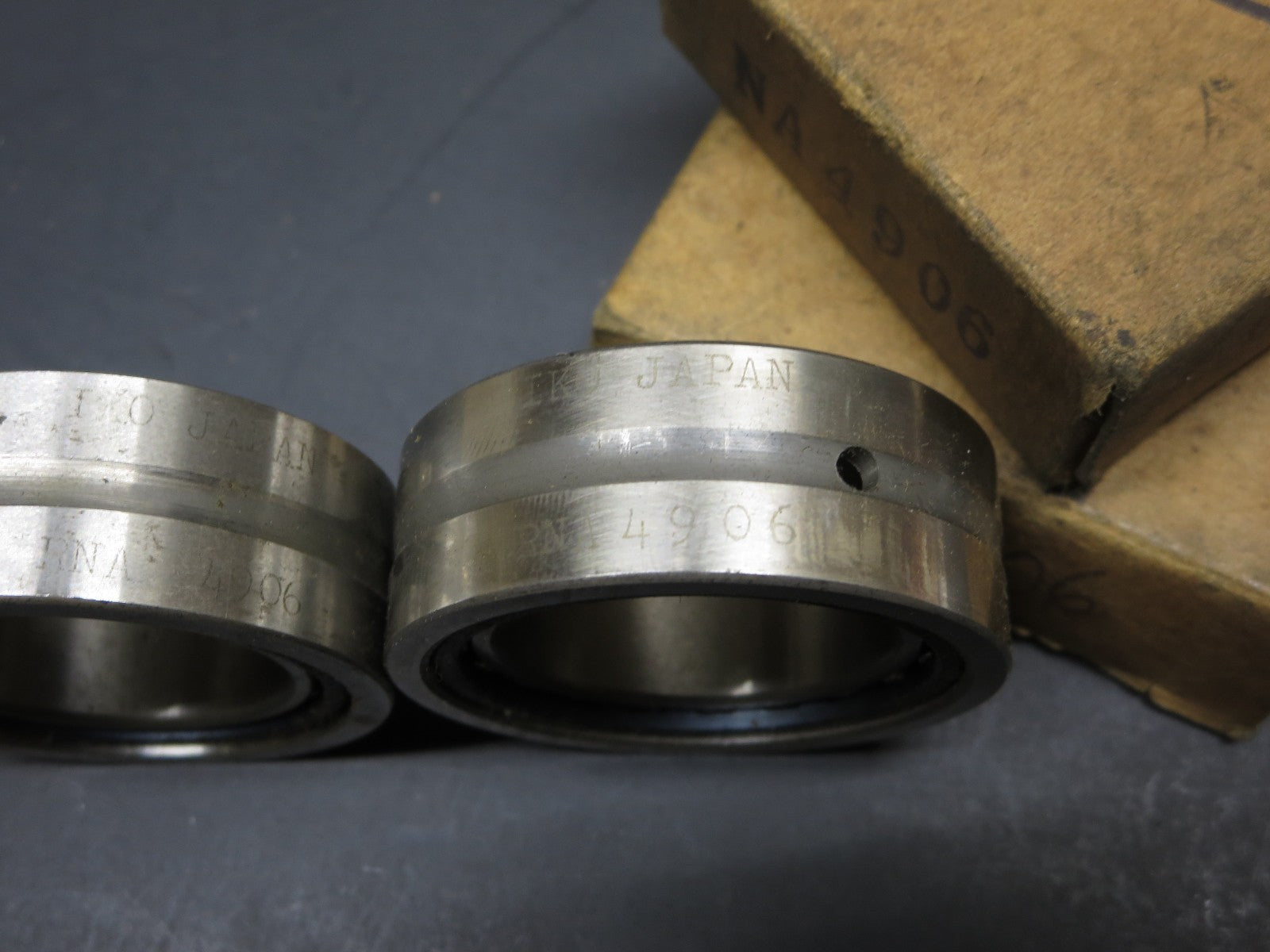 LOT of 2 pcs IKO NA4906 Machined Needle Roller Bearings - Paper MILL NOS