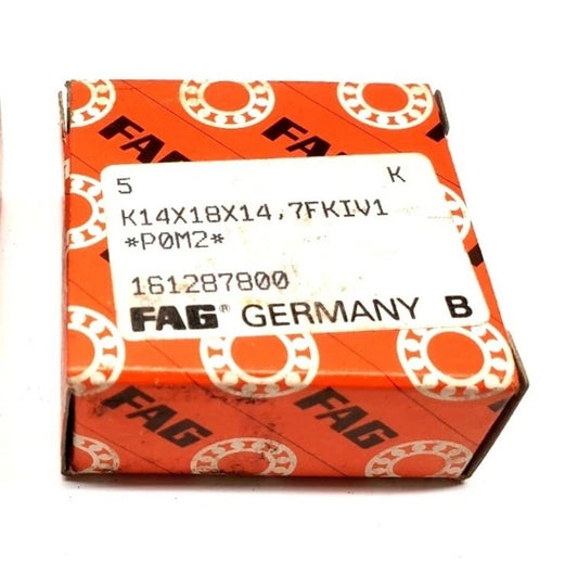 5-PCS FAG Germany Needle Roller Bearing 14 mm x 18 mm x 14 mm 7FKIV1 P0M2