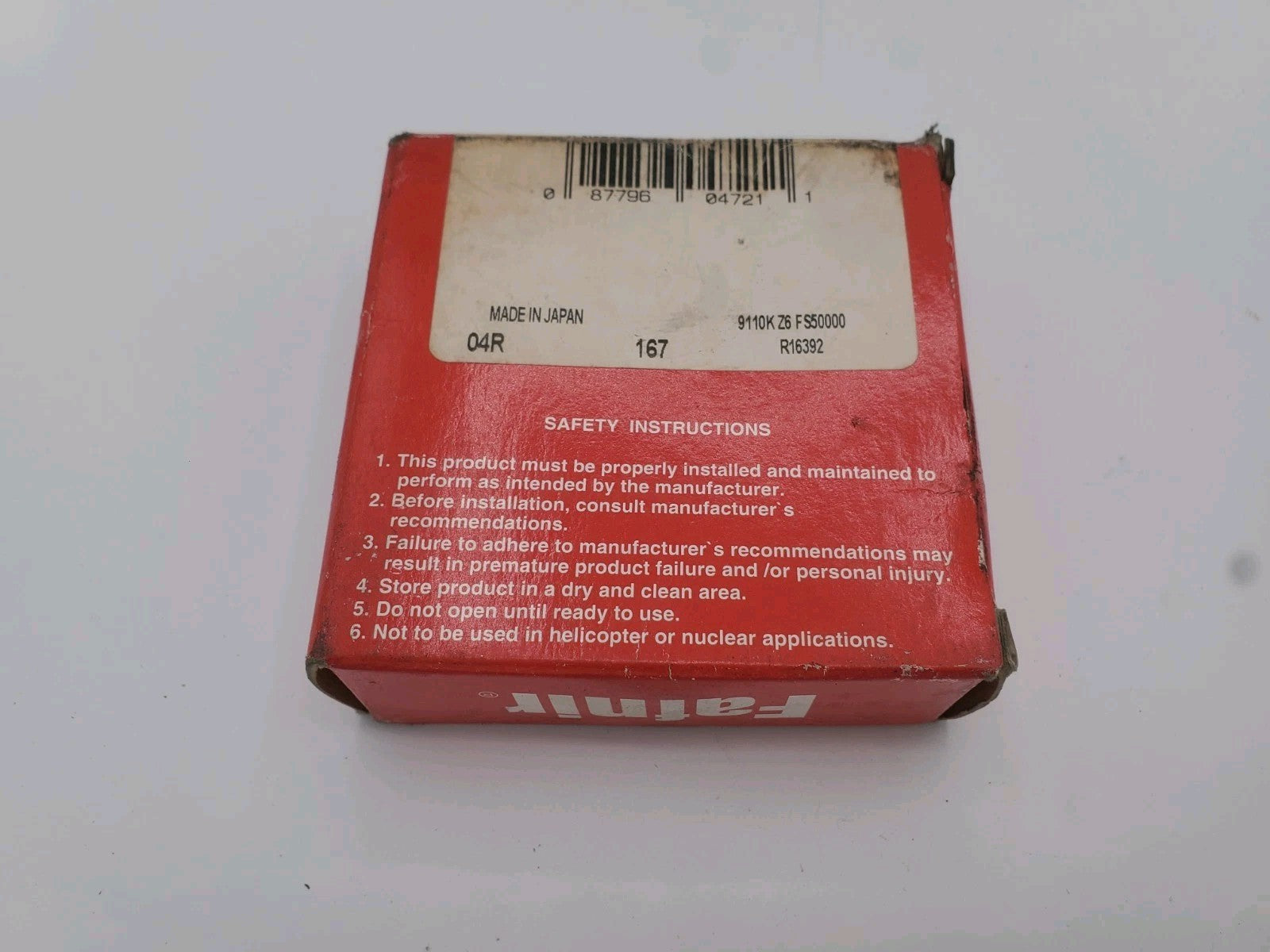 Torrington Fafnir 9110K Radial Deep Groove Ball Bearing 50mm Bore Sealed New