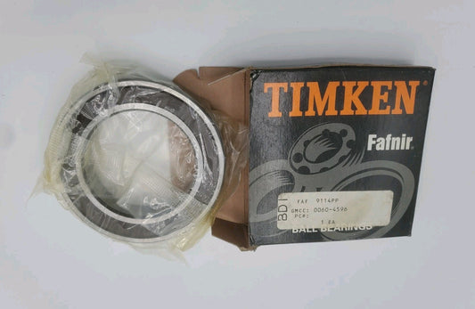 Timken Deep Groove Ball Bearing, 70mm x 110mm x 20mm 9114PP