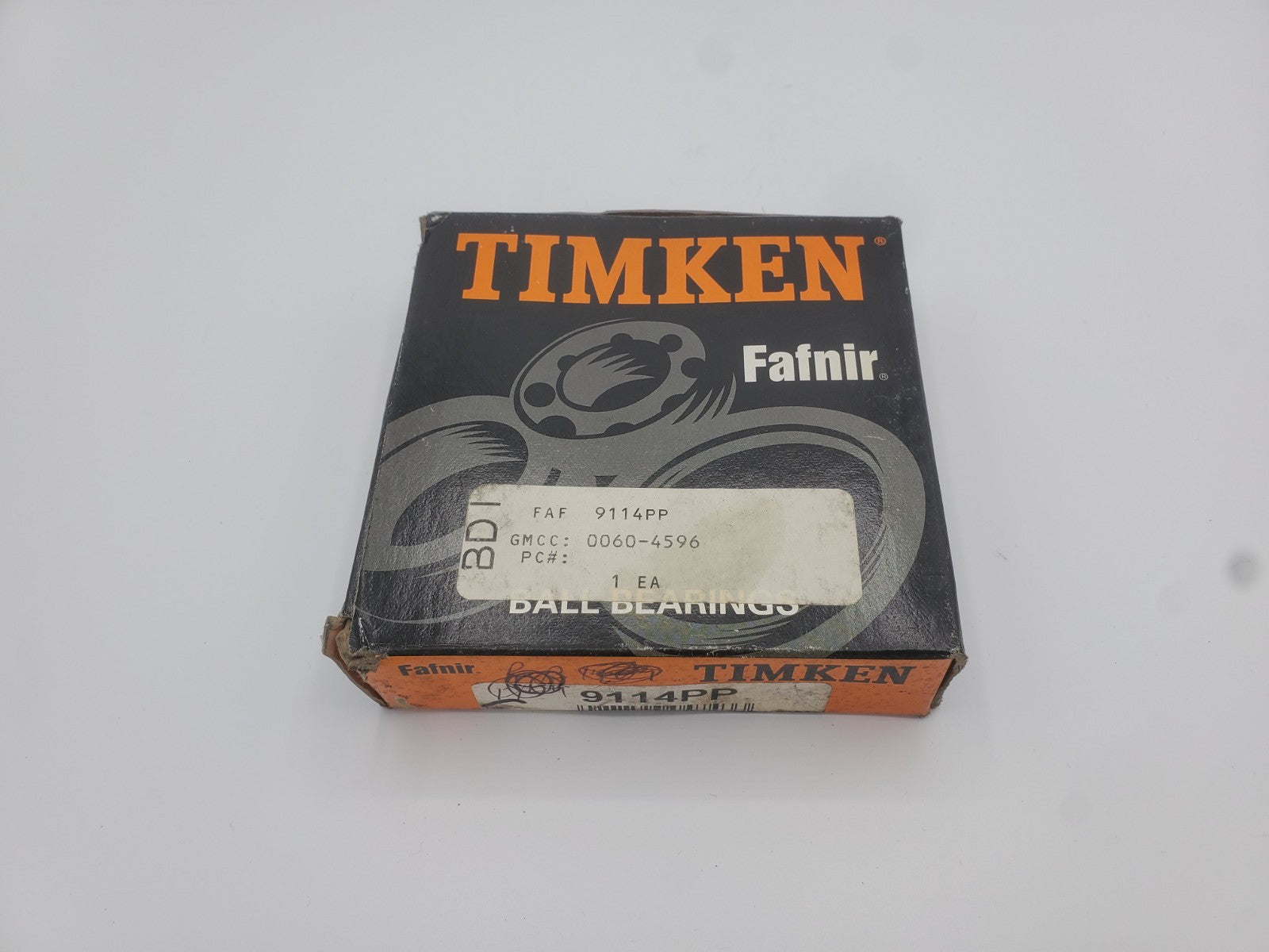 Timken Deep Groove Ball Bearing, 70mm x 110mm x 20mm 9114PP