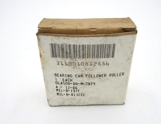 RBC / Accurate Bushing Cam Follower Roller Bearing NSN 3110-01-081-2556 Sealed