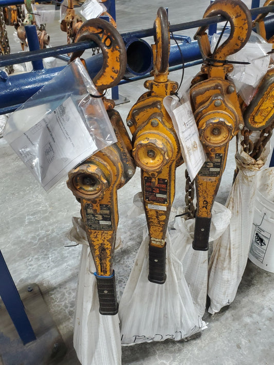 1 ea. Harrington LB030-20 Lever Hoist 6,000 lb Capacity 20 Ft Lift