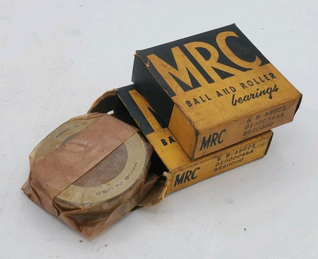 LOT OF (2) MRC 6B Thrust Ball Bearing NEW IN BOXES