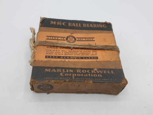 2911 MRC New Thrust Ball Bearing W Original Rope Twine Seal!