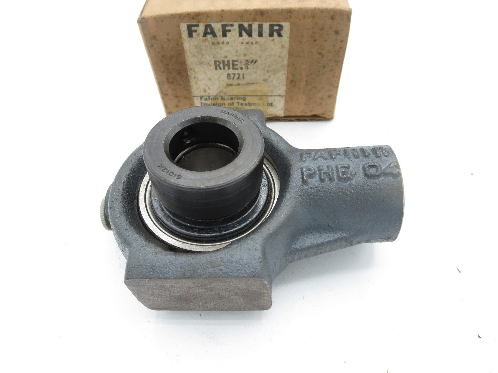 Fafnir Mounted Hanger Bearing Unit RHE 3/4" 8721 G1012KRRB Insert PHE04 S1012K