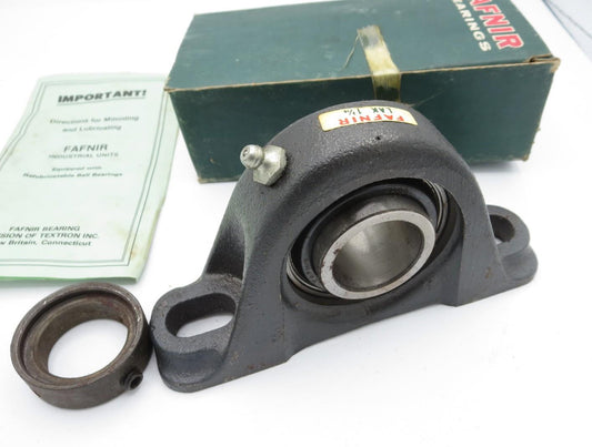 TIMKEN FAFNIR LAK 1-3/16"  PILLOW BLOCK BEARING NOS W/ ORIGINAL BOX & MANUAL