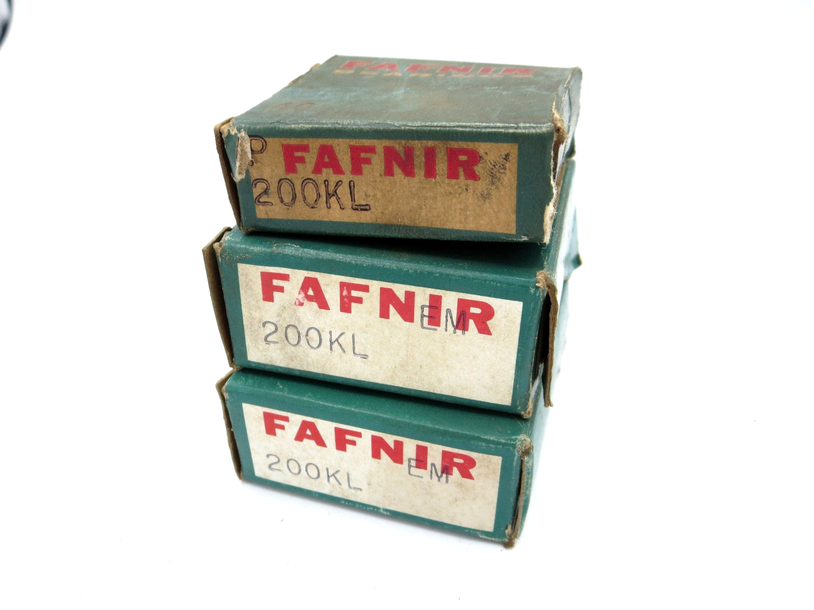 LOT OF (3) Fafnir Ball Bearing P/N 200KL- NOS - FREE SHIPPING