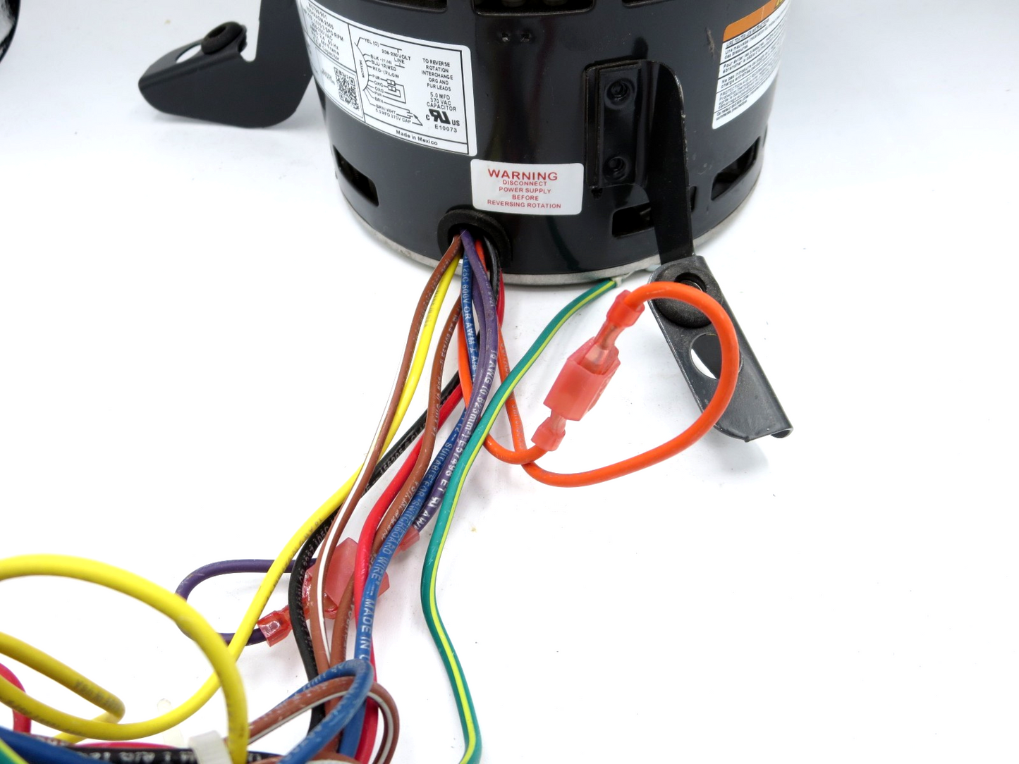 ClimaTek Furnace Blower Motor 1/3 HP 1075 RPM 208/230V MOT99 901 (Shaft Grind)
