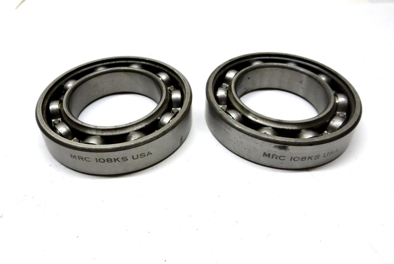 LOT OF (2) - MRC 108KS Bearing NOS USA
